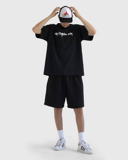 BLACK OVERSIZED T-SHIRT